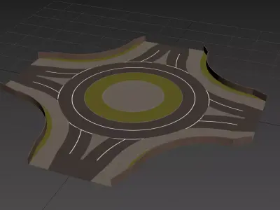 Roundabout 3D model