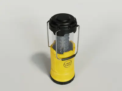 Camping Lantern Low-poly 3D model