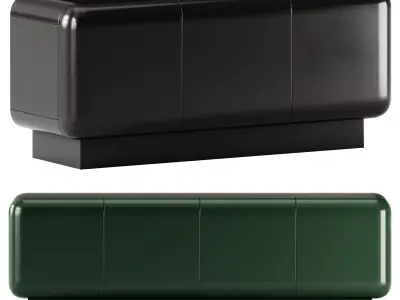 Romeo Sideboard with doors by Meridiani 3D model