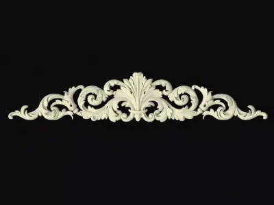 dekor ornate border dies 3D model