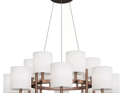 CPRN Homood TWO TIER CHANDELIER Low-poly 3D model