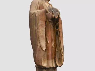 Deity Statue Sculpture21 3D model