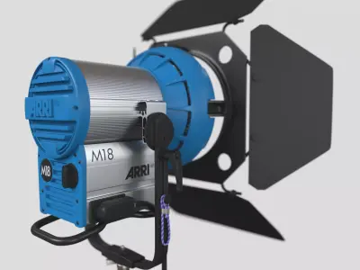 ARRI M18 daylight  lamphead 3D model