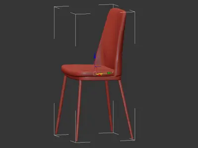 CHAIR LIONEL LIGHT GREY 3D model