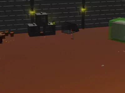 Dungeon asset-pack Low-poly 3D model