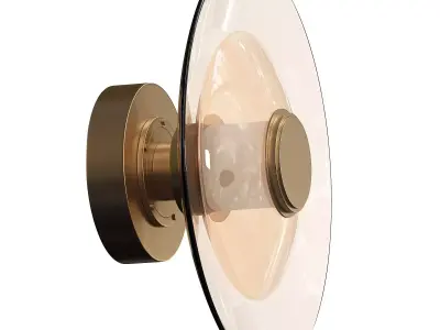 Luna A Disc Sconce 3D model