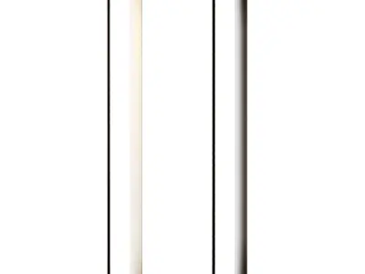 Linear Metal LED Floor Lamp 3D model get