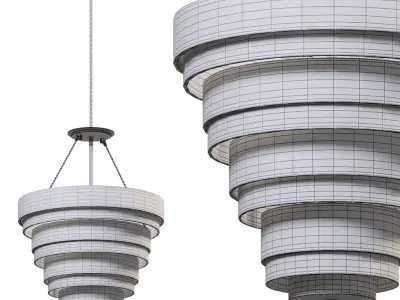 Echelon Chandelier By Lightology 3D model