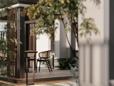 chinese courtyard 3D model