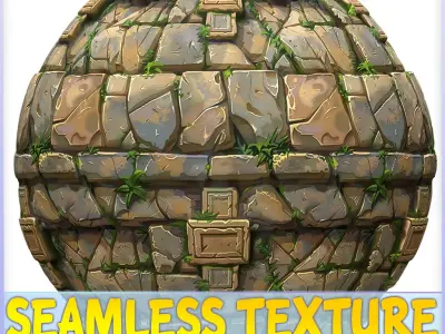 Stylized Wall Seamless Texture Texture 17