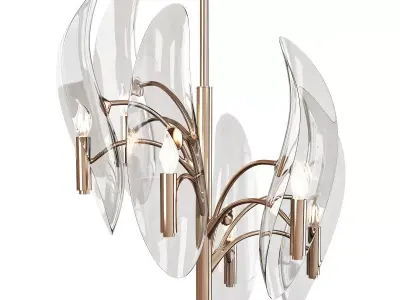 SOFIA CHANDELIER Low-poly 3D model