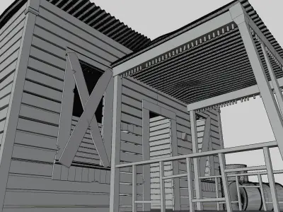 Old Shack-Slum 3D model