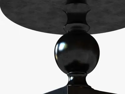 Arcadia  Round Pedestal Table 3D model