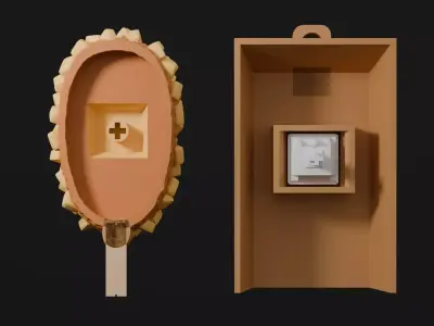 Street Food-Hot dog-clicker 3D print model