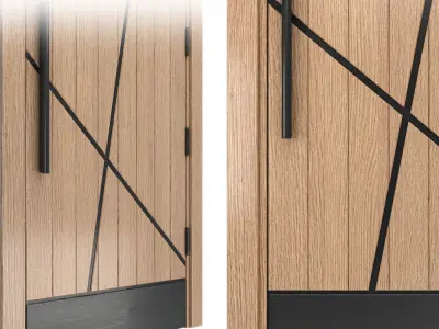 Stix Ii Door Low-poly 3D model