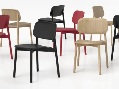 Soft Edge 12 Chair 3D model
