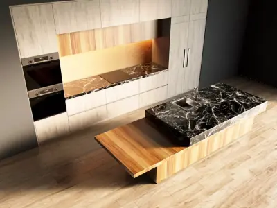 73-Kitchen1 texture 7 3D model