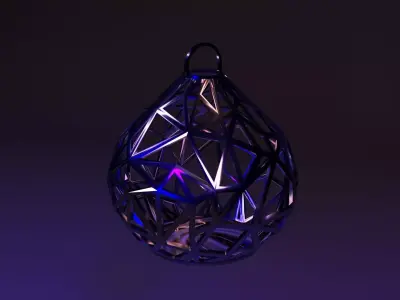 christmas ball 3D print model