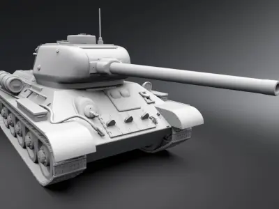 T34 Scale Model 3D print model