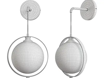 PIONEER BRASS BALL Low-poly 3D model