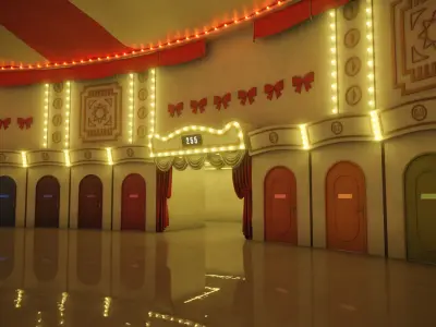 Squid Game Mingle Carousel Map 3D model