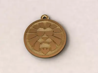 Glasses pendant 27 3D print model