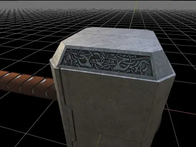 Thor hammer 3D model