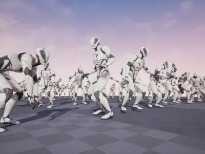 Attack2 Horror Animations 3D model