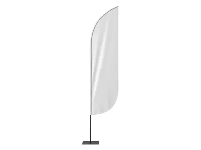 Collection Banners 4 in 1 3D model