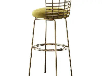 BAR CHAIR BERRY Low-poly 3D model