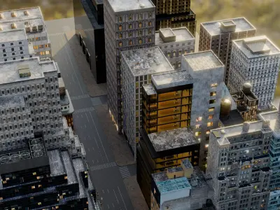 New York City Manhattan 3D model