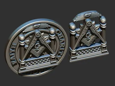 Masonic Tracing Board -  3D print model