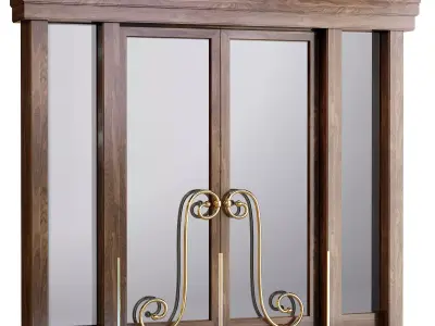 Entrance door 01 3D model