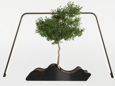 Urban seating  3D model
