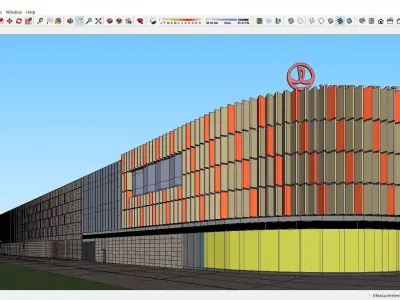 Sketchup Shopping Center E6 3D model