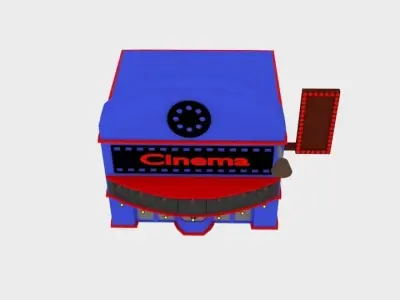 Cinema Cartoon 4  Low-poly 3D model