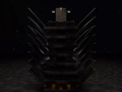 12 Different Types of Unique Buildings Collection 3D Model 3D model