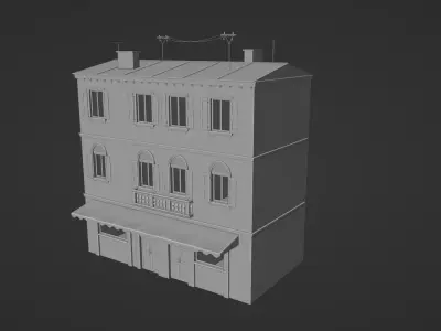 Italian house 3D model