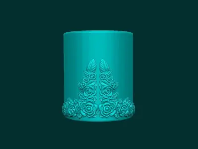 flower candle free convert any kind  3D print model