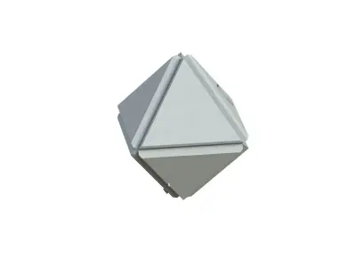 Sci Fi Object No 1834 Low Poly Low-poly 3D model