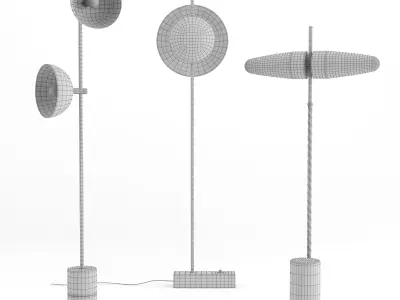 Floor Lamp Collection  3D model