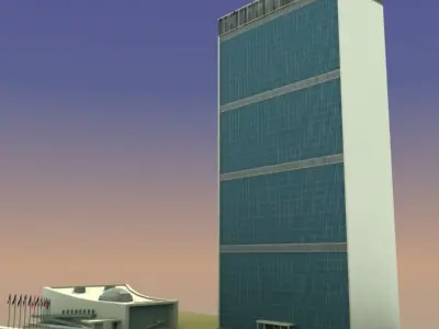 United Nations Building NYC 3D model