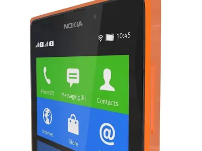 Nokia XL Orange 3D model