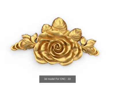 Collection onlay molding1- 8 Piece  3D Model Pack