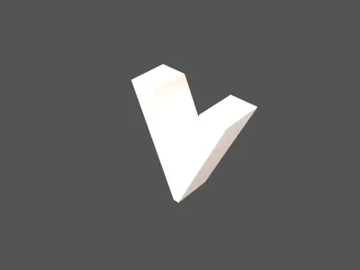 Voyager Token v1 001 Low-poly 3D model