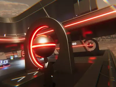 3D Showroom Level Kit Vol 25 Low-poly 3D model