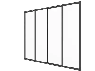 Metal Window 04 3D model