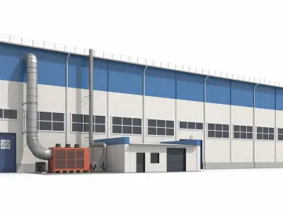  Main UralSpetsTrans Facility Building Rigged 