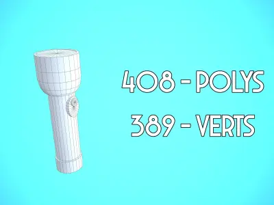 FLASHLIGHT CARTOON STYLIZED 3D model