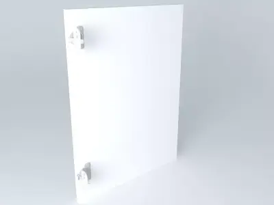 Door hinge dynamic preção Components Free 3D model